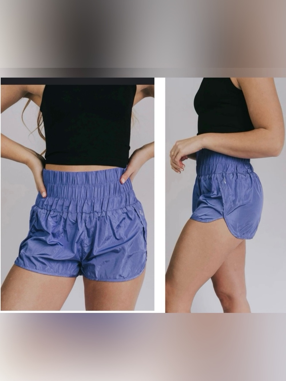 Free People Athlete-approved and ultra-lightweight, purple shorts Movement